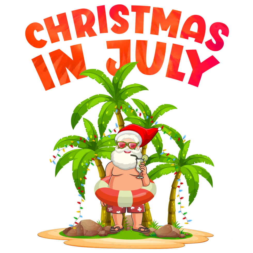 Free Best Christmas In July Design 22839548 PNG With Transparent Background free-best-christmas-in-july-design-22839548-png-with-transparent-background