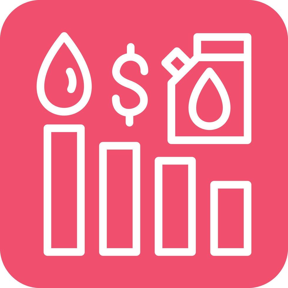 Oil Stock Market Icon Vector Design