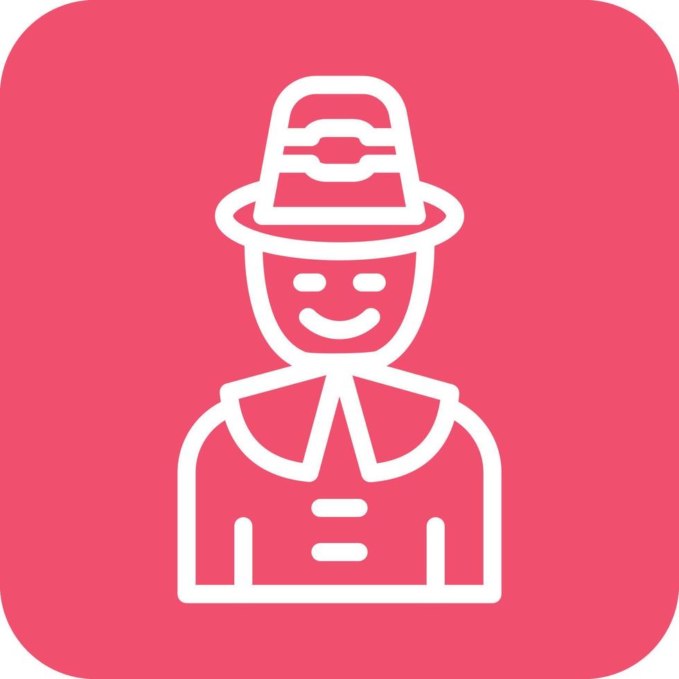 Pilgrim Icon Vector Design