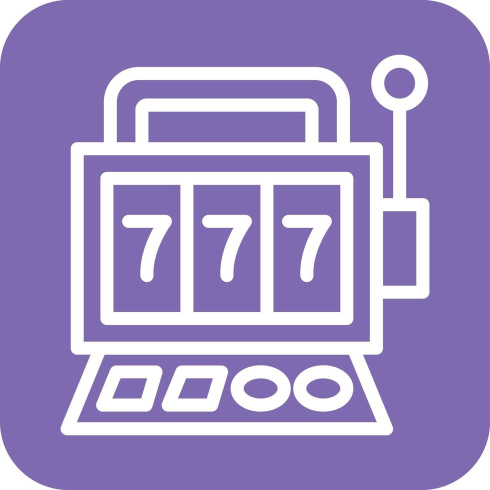 Slot Machine Icon Vector Design