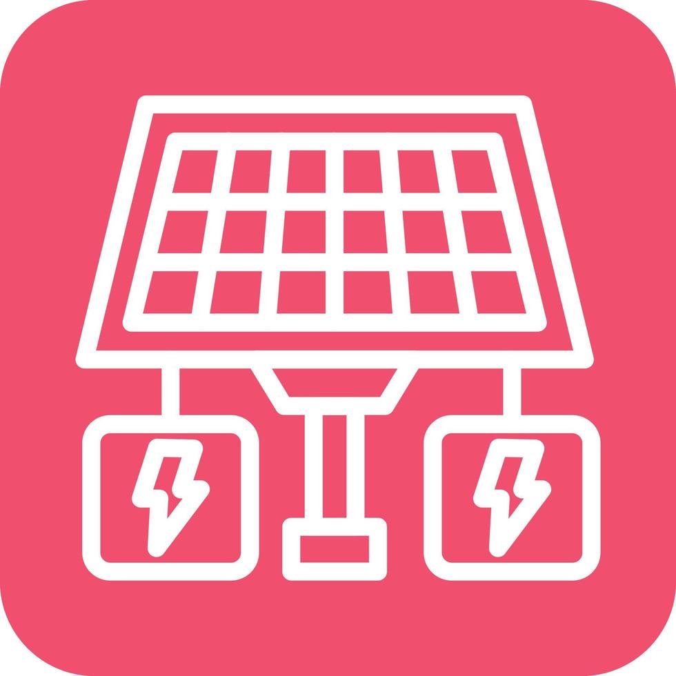 Solar Power Icon Vector Design