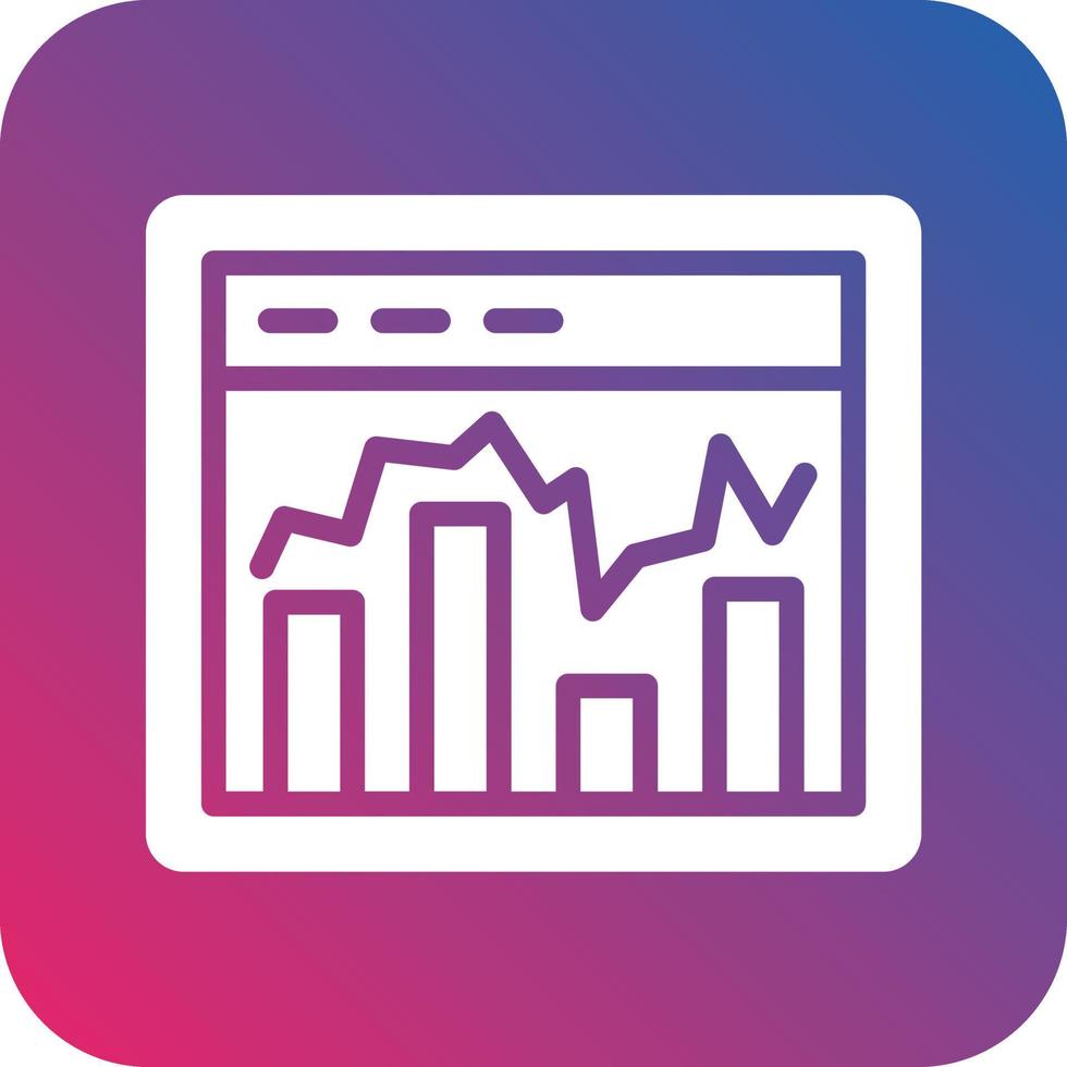 Web Analytics Icon Vector Design
