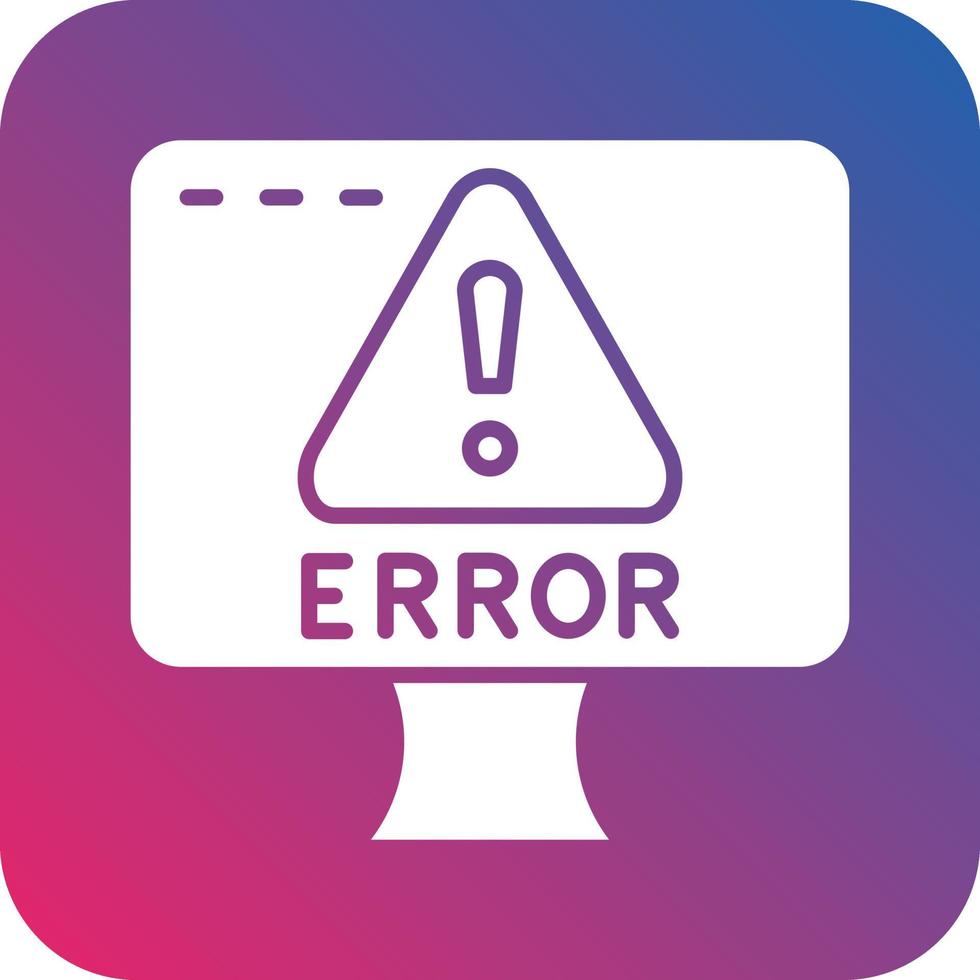 error icono vector diseño