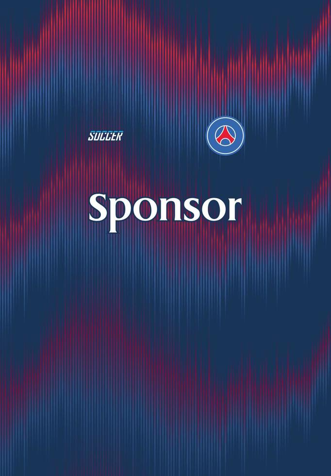 Soccer jersey design for sublimation vector
