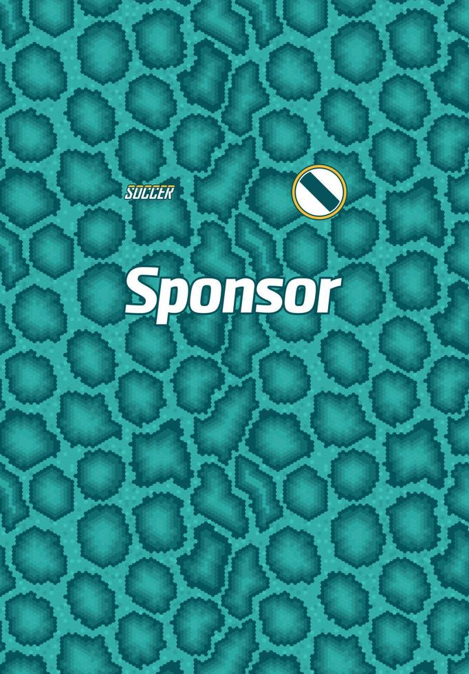 Soccer jersey design for sublimation vector