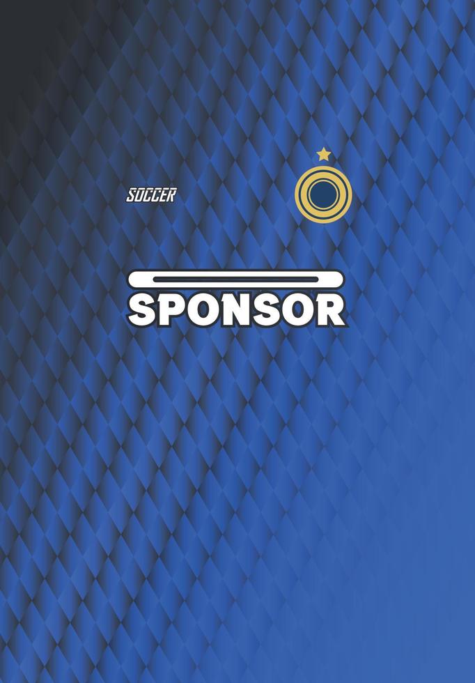 Soccer jersey design for sublimation vector