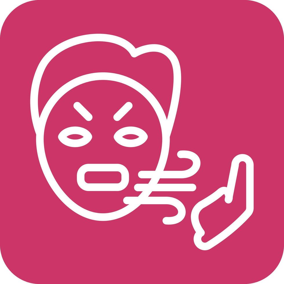 Bad Breath Icon Vector Design