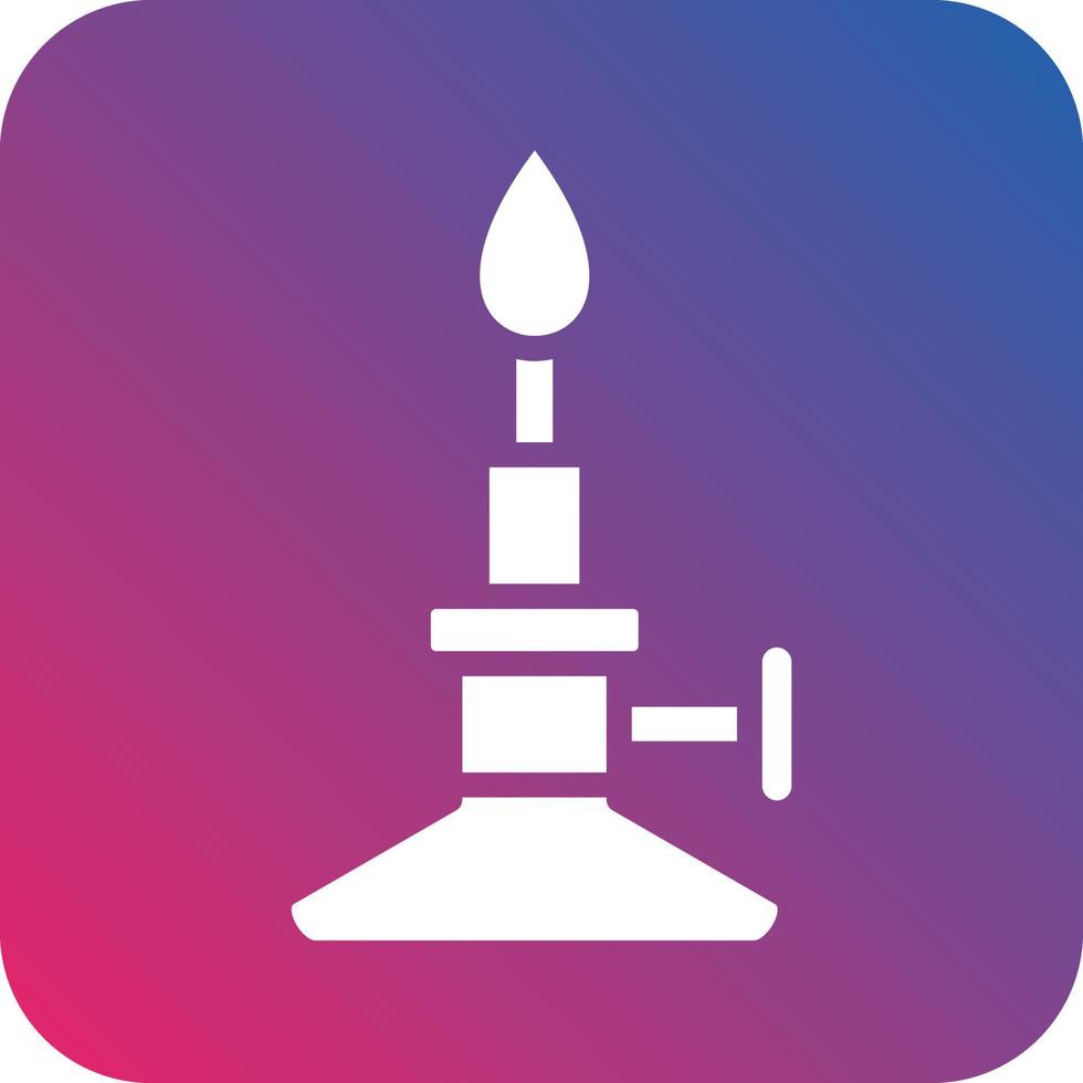 Bunsen Burner Icon Vector Design