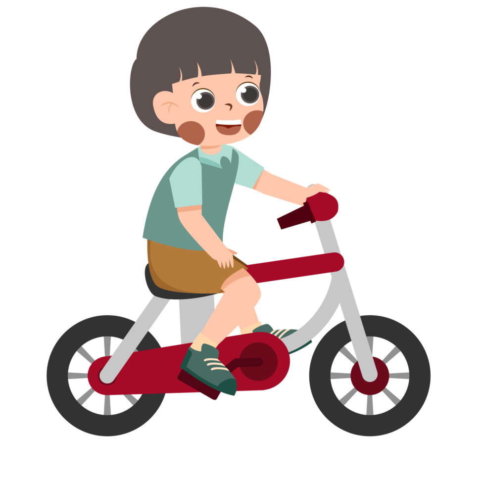 ragazzo equitazione un' bicicletta png