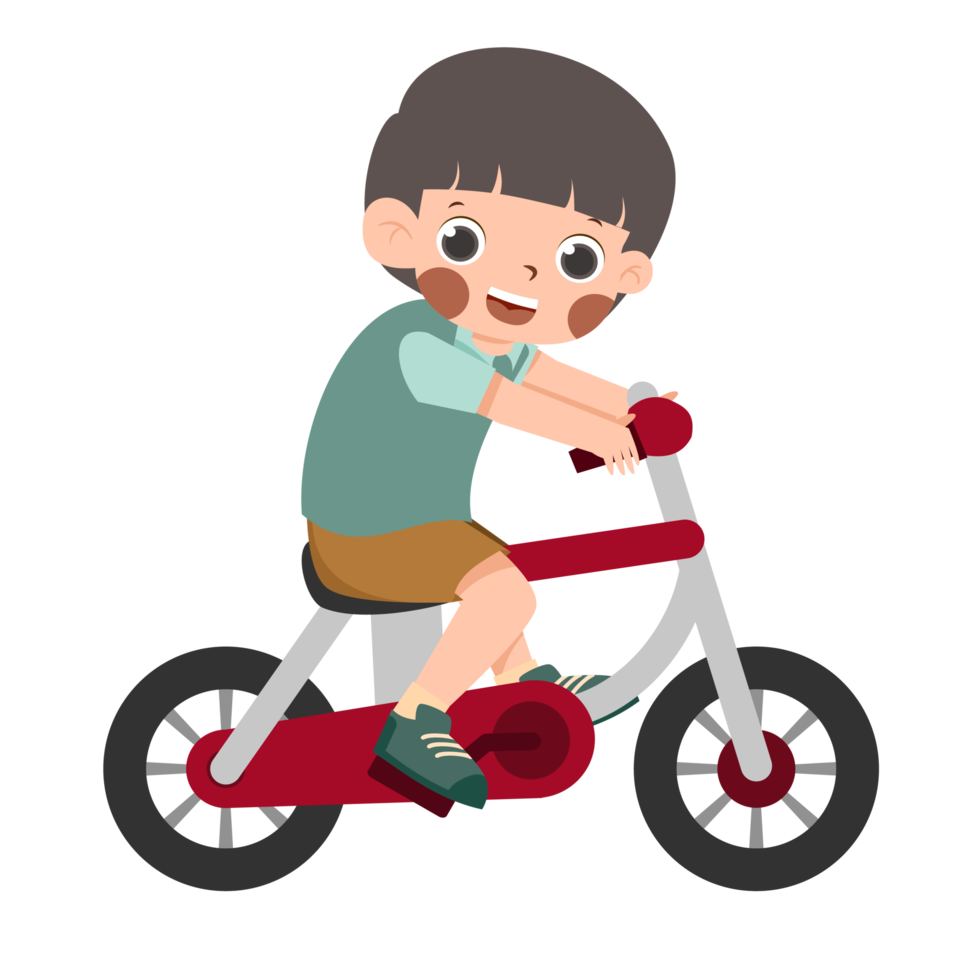 ragazzo equitazione un' bicicletta png