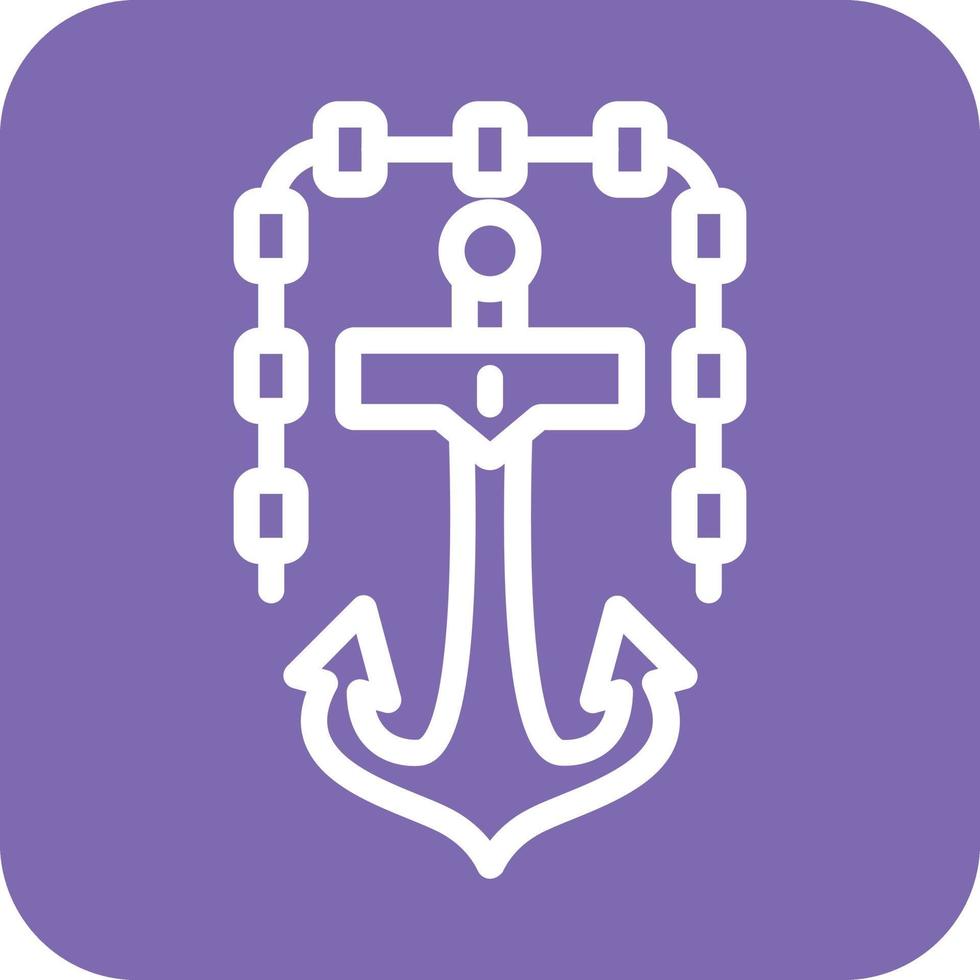 Ship Anchor Icon Vector Design