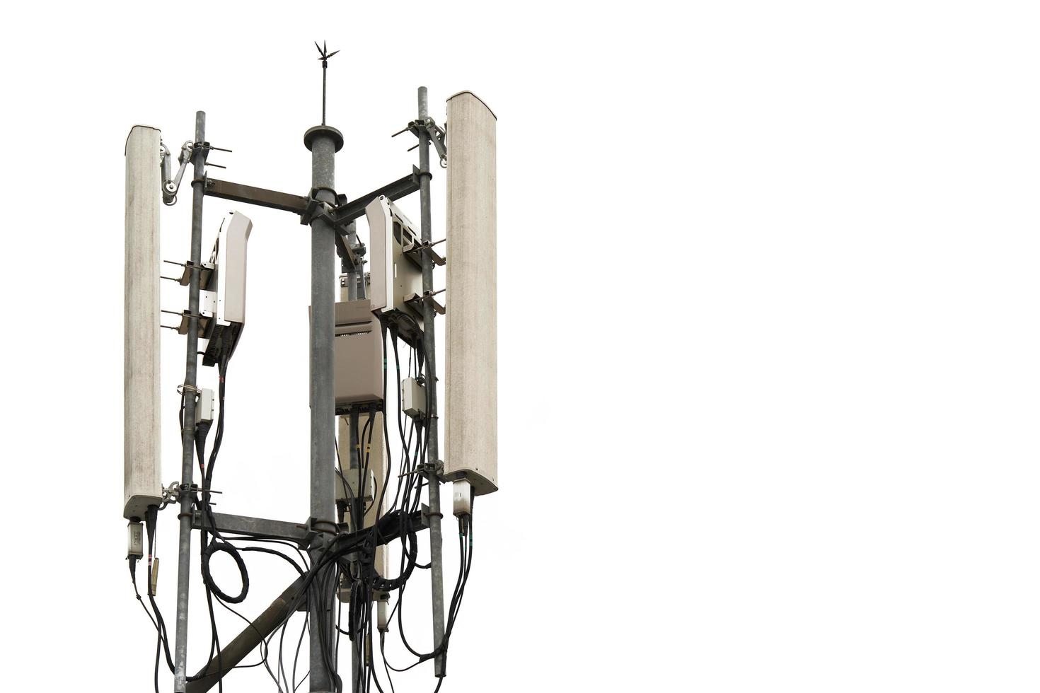 Telecommunication mobile cell phone towers. wireless communication. photo