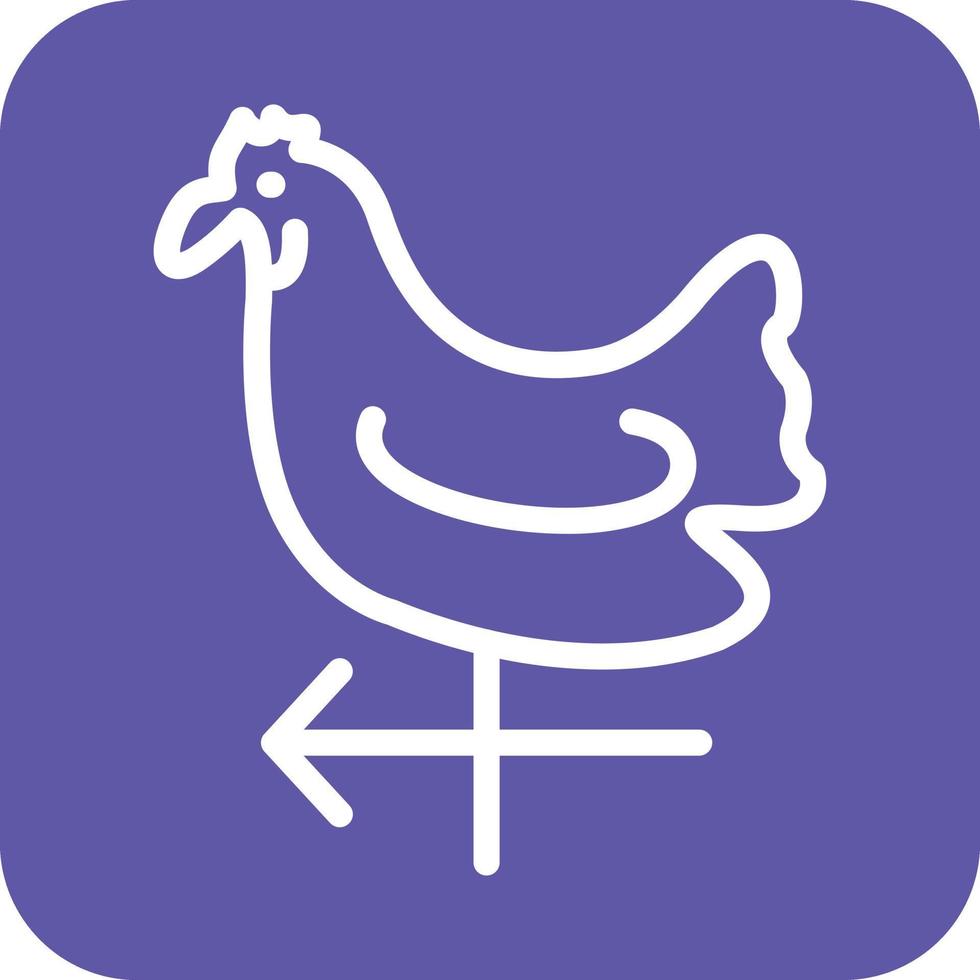 Weather Vane Icon Vector Design