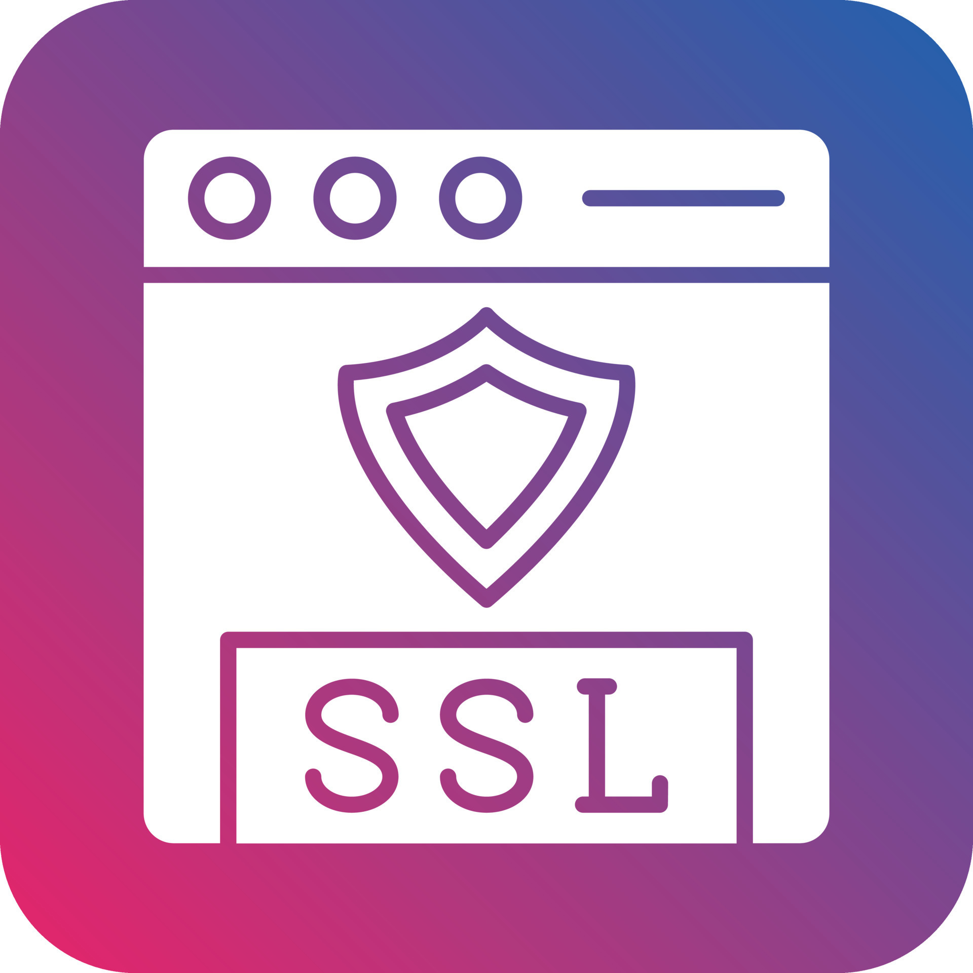 Ssl Icon Vector Design 22840365 Vector Art at Vecteezy