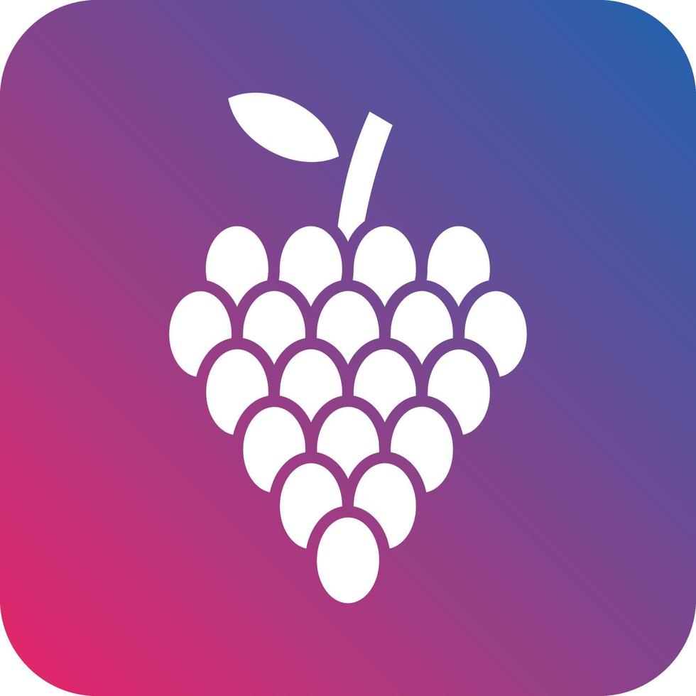 Grapes Icon Vector Design