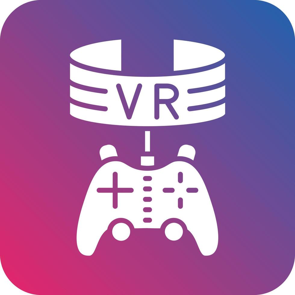 Vr Game Icon Vector Design