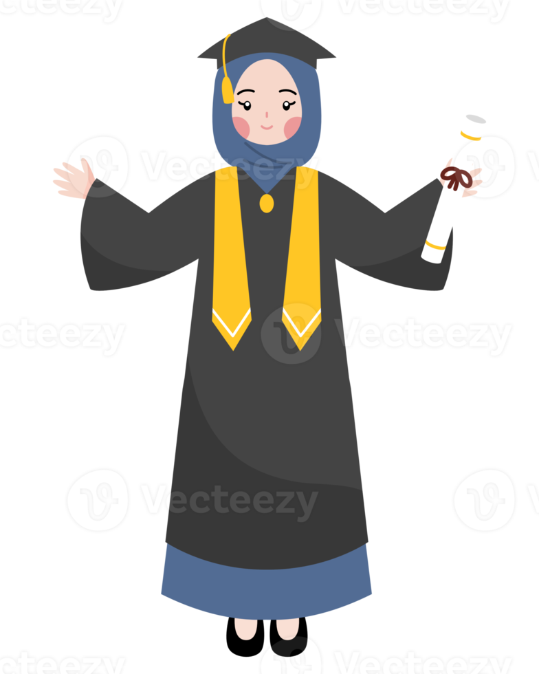 graduation cartoon character illustration png