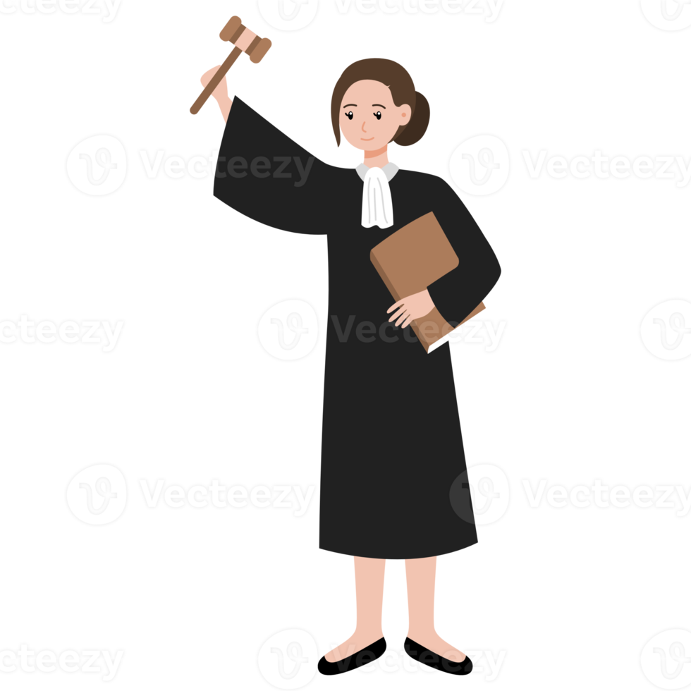 judge cartoon character illustration png