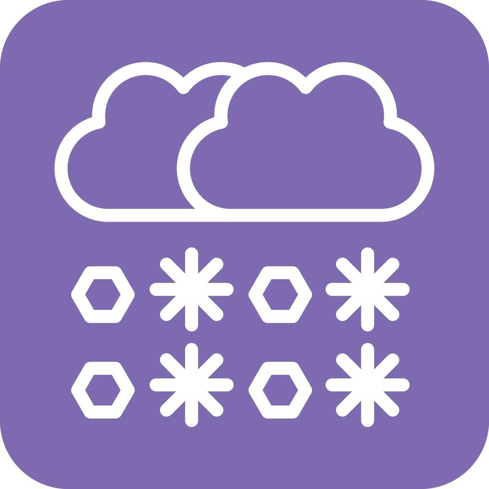 Hail Icon Vector Design