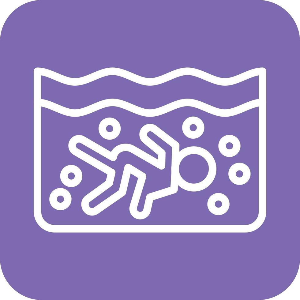 Scuba Diving Icon Vector Design
