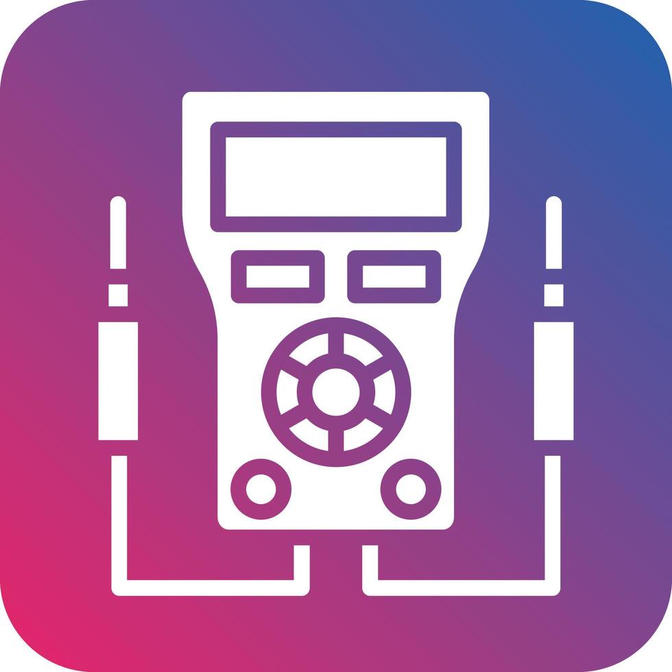 Voltmeter Icon Vector Design