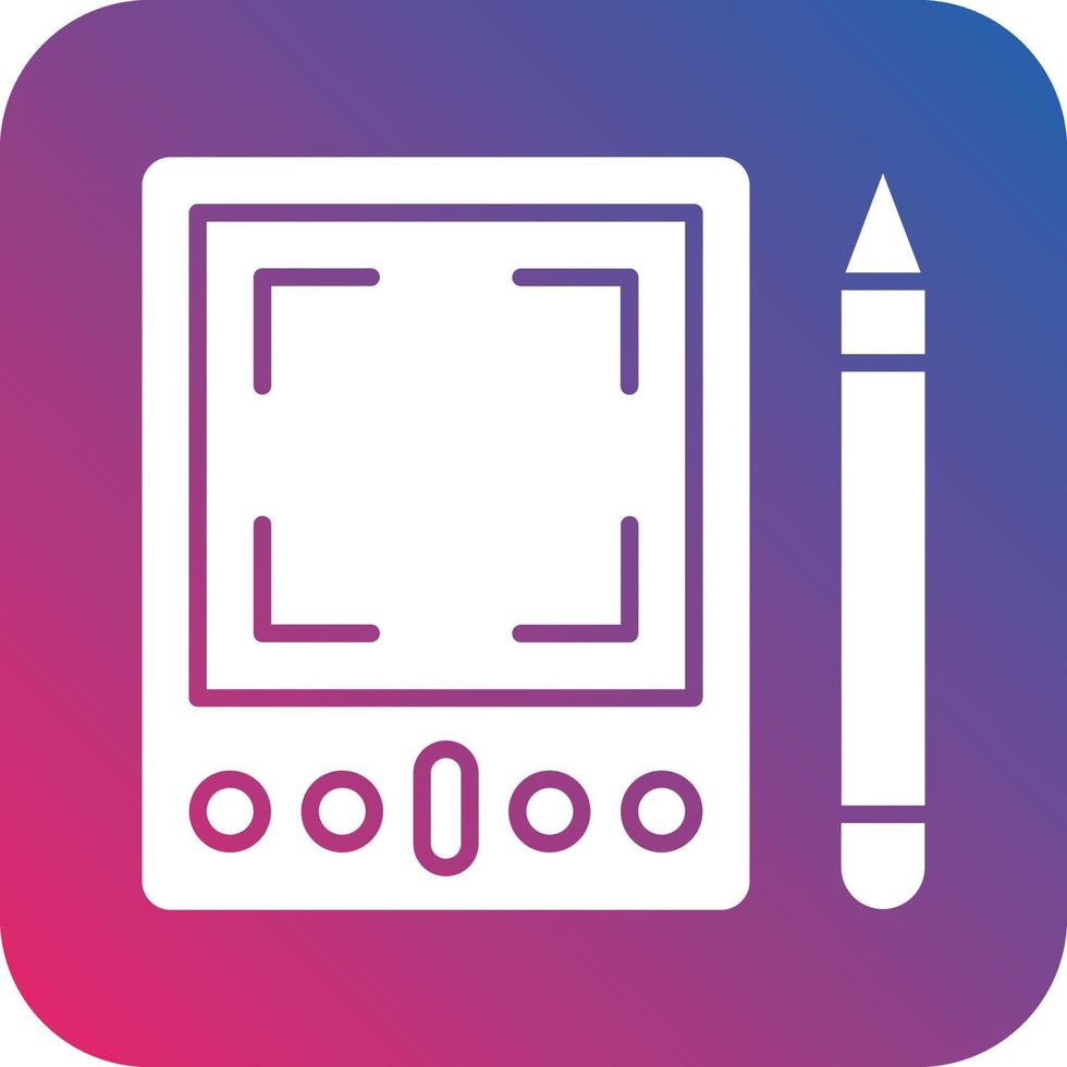 Graphic Tablet Icon Vector Design