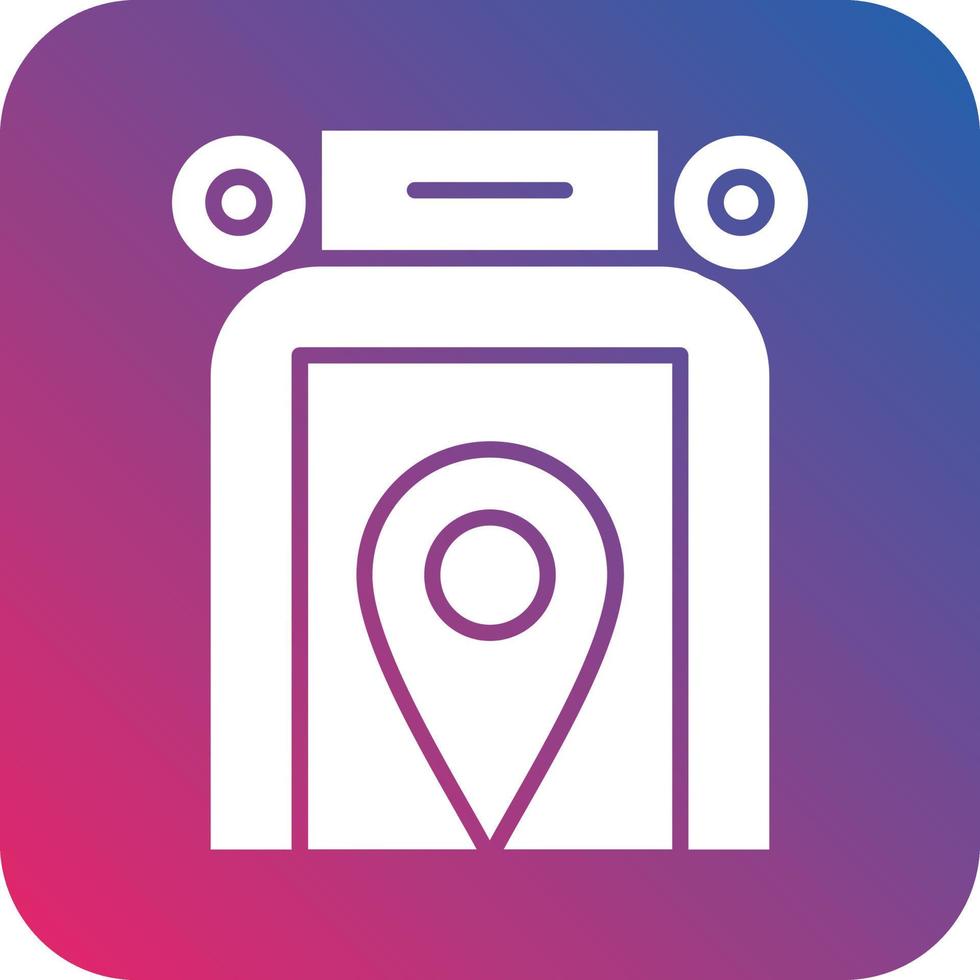 Street Location Icon Vector Design