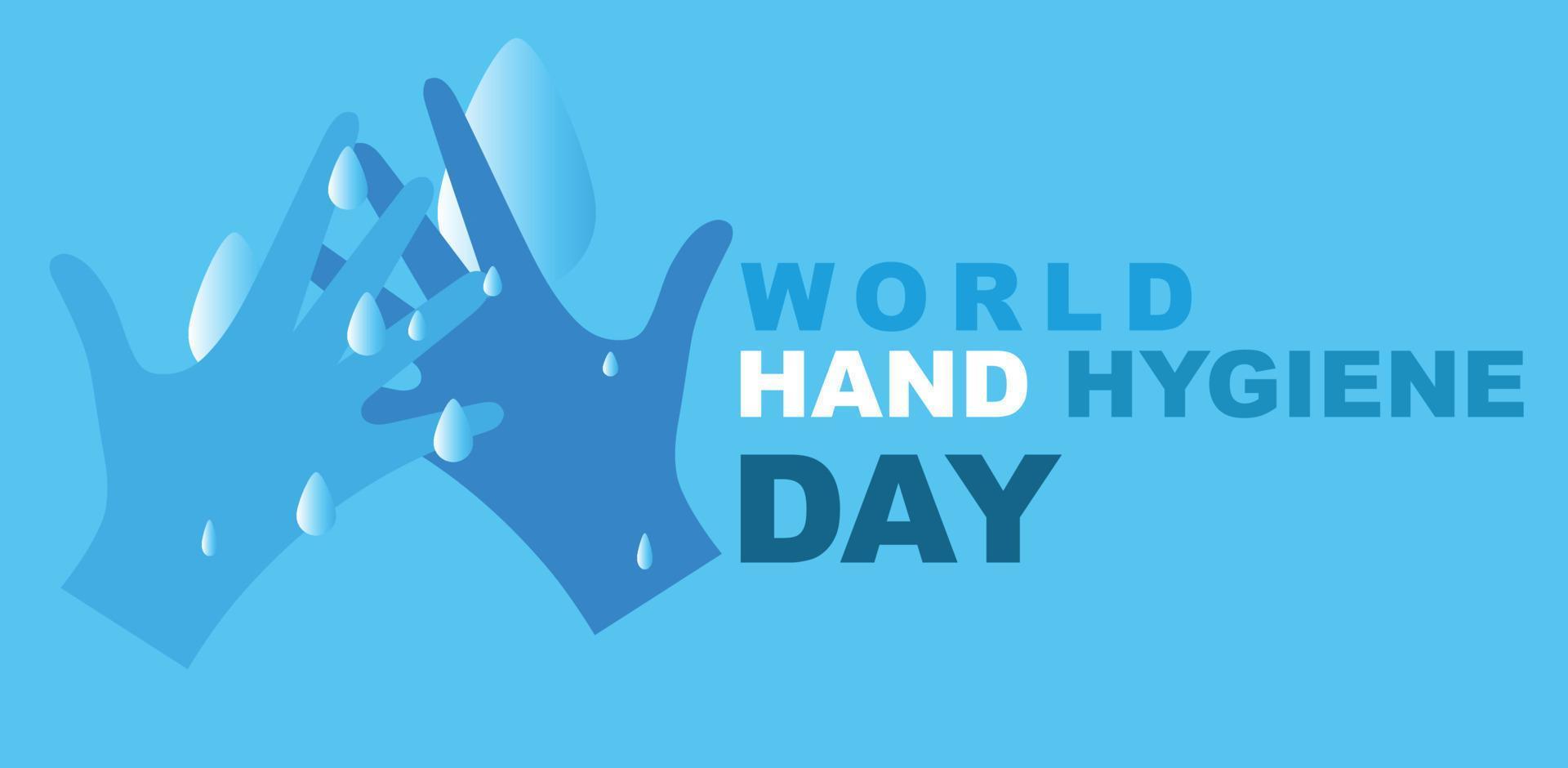 World Hand Hygiene day. Template for background, banner, card, poster