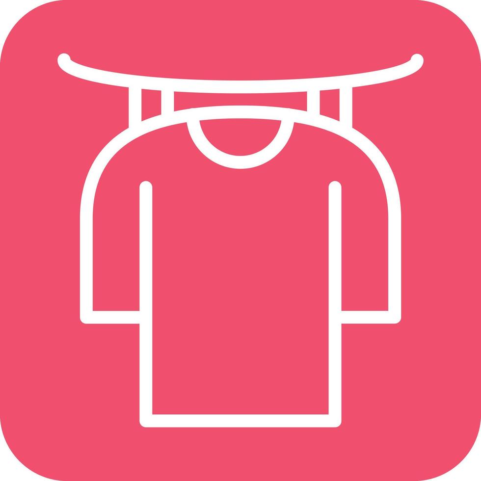 Drying Clothes Icon Vector Design