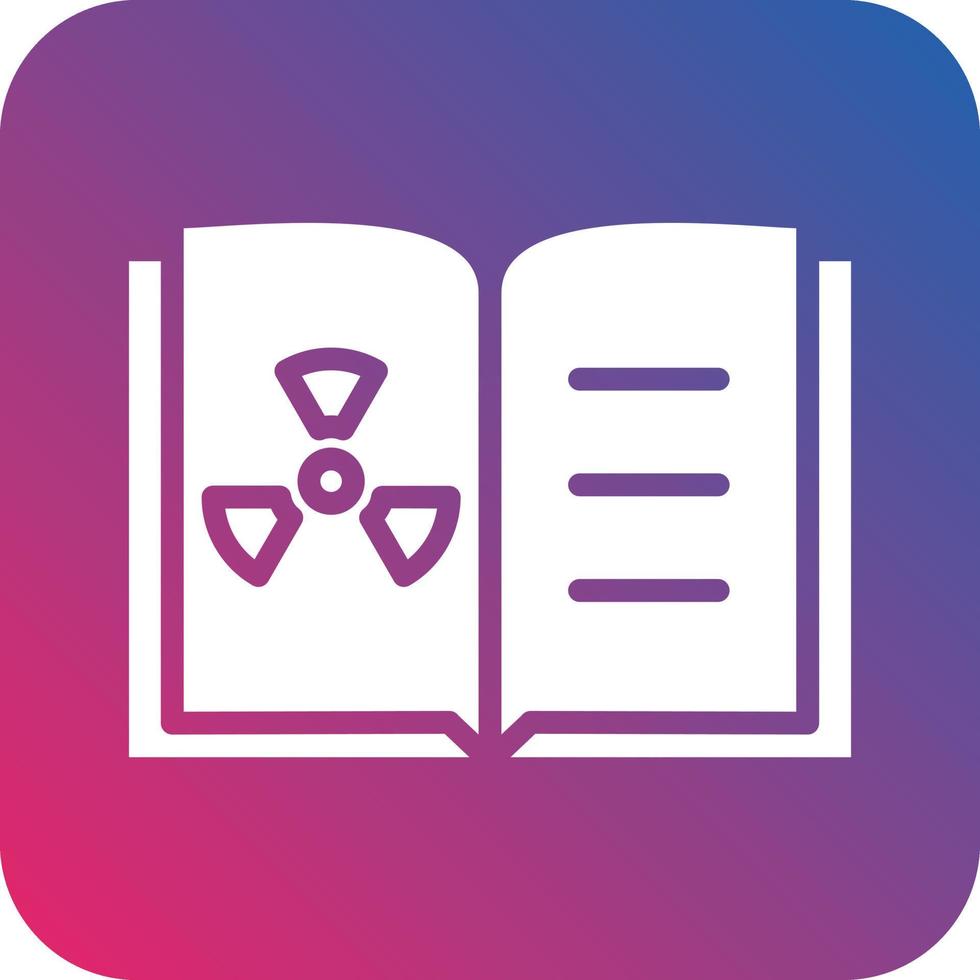 química abierto libro icono vector diseño