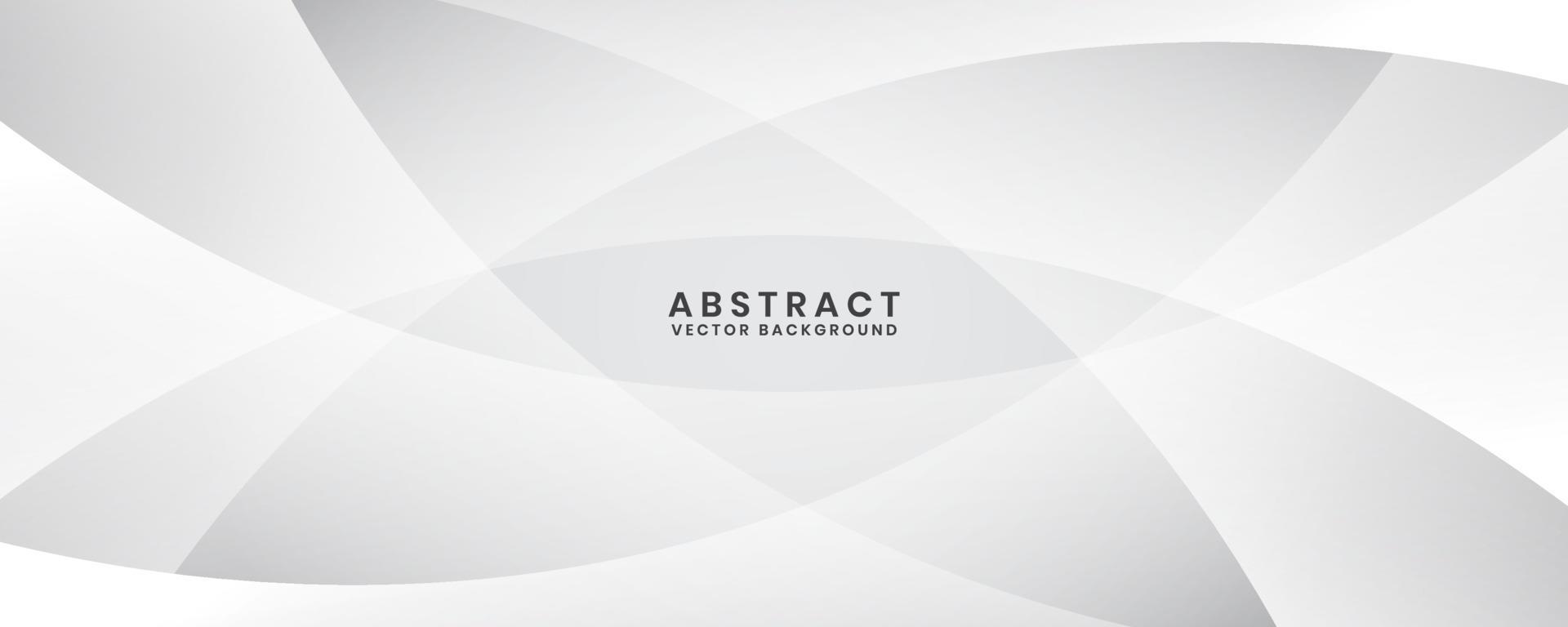 White geometric abstract background overlap layer on bright space with waves effect decoration. Graphic design element cutout style concept for banner, flyer, card, brochure cover, or landing page vector