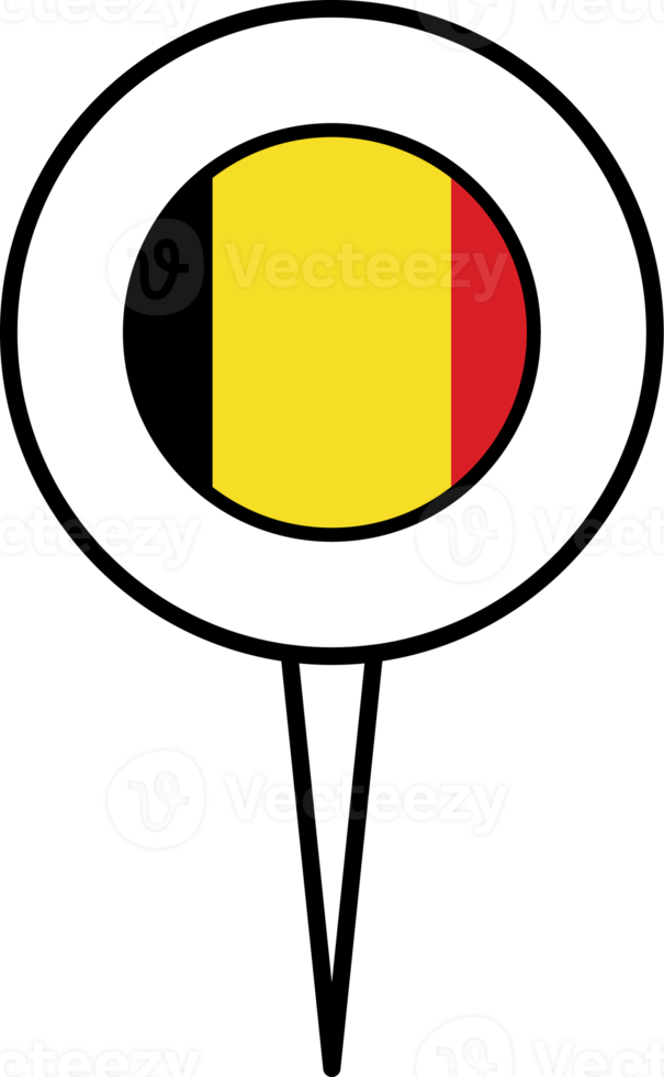 Belgium flag pin location icon. png