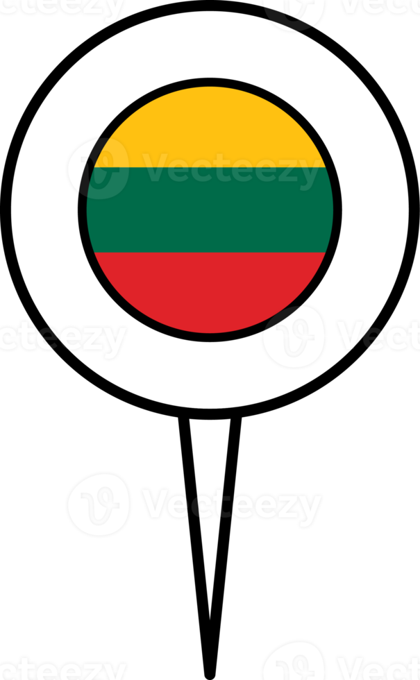 Lithuania flag pin location icon. png