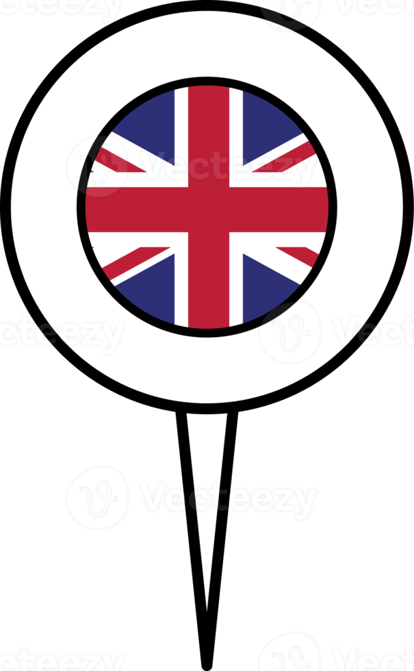 United Kingdom flag pin location icon. png