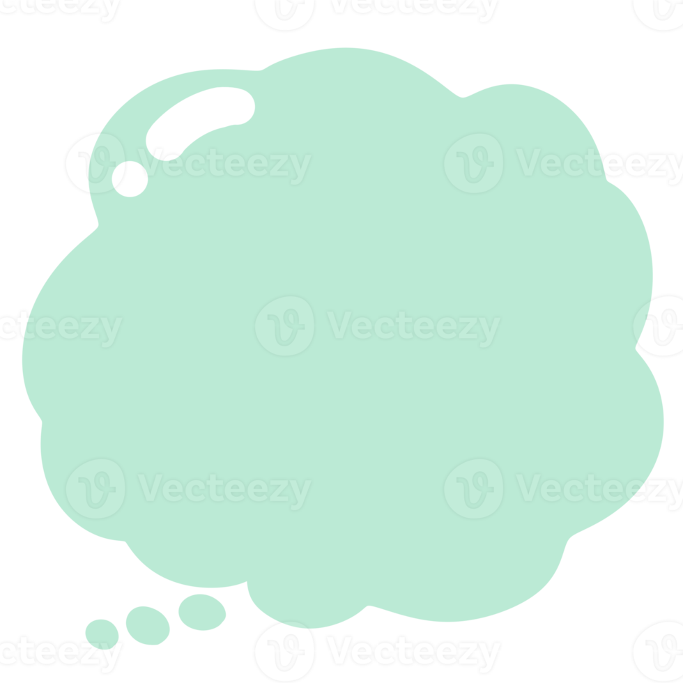 Green speech bubble png