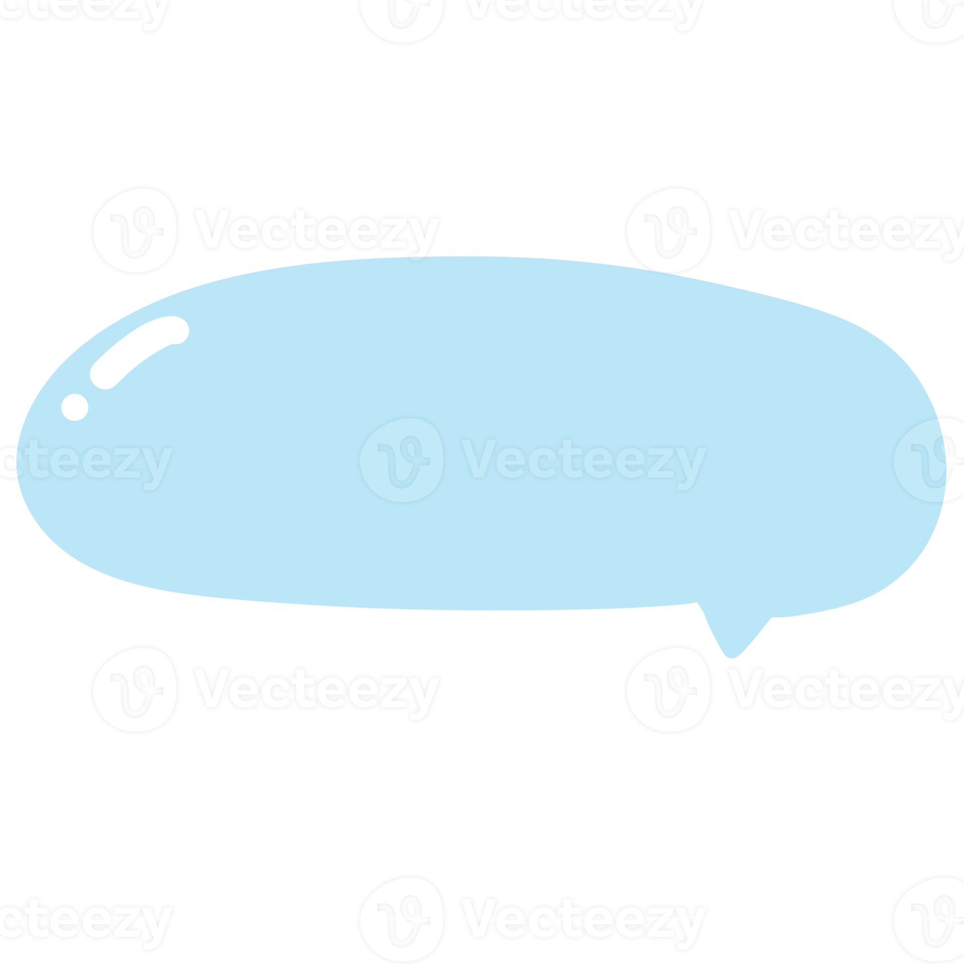 Blue speech bubble 22841577 PNG