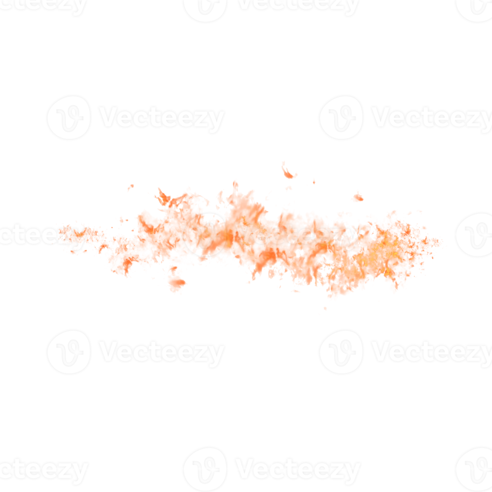 Fire Burning Realistic Red Flame PNG Transparent