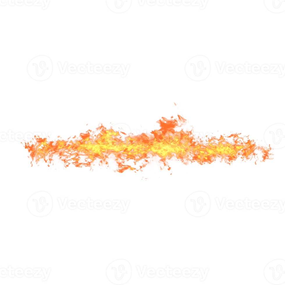 Fire Burning Realistic Red Flame PNG Transparent