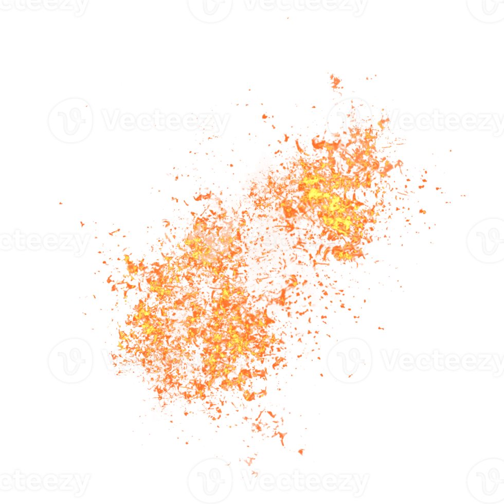 Fire Burning Realistic Red Flame PNG Transparent