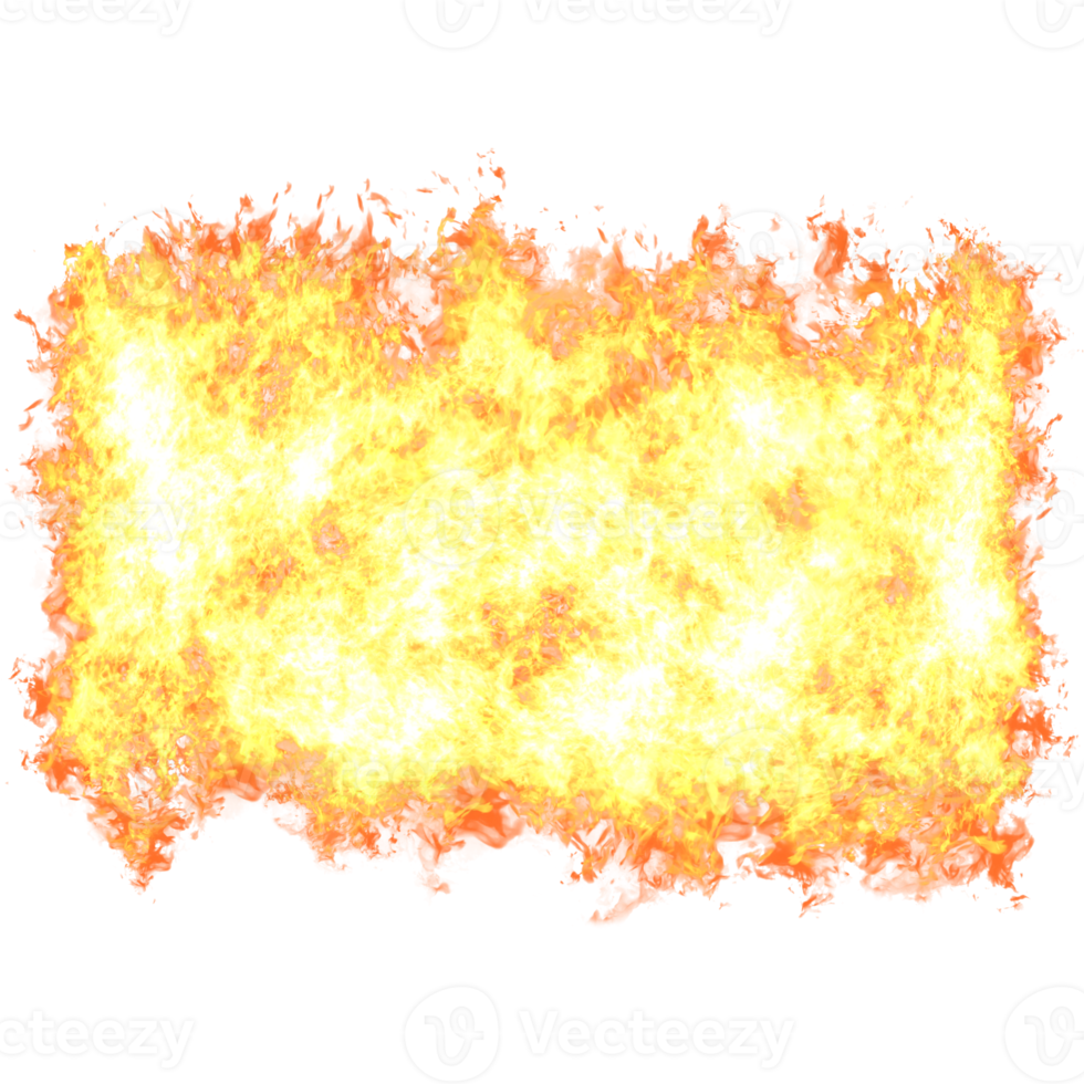 Fire Burning Realistic Red Flame PNG Transparent