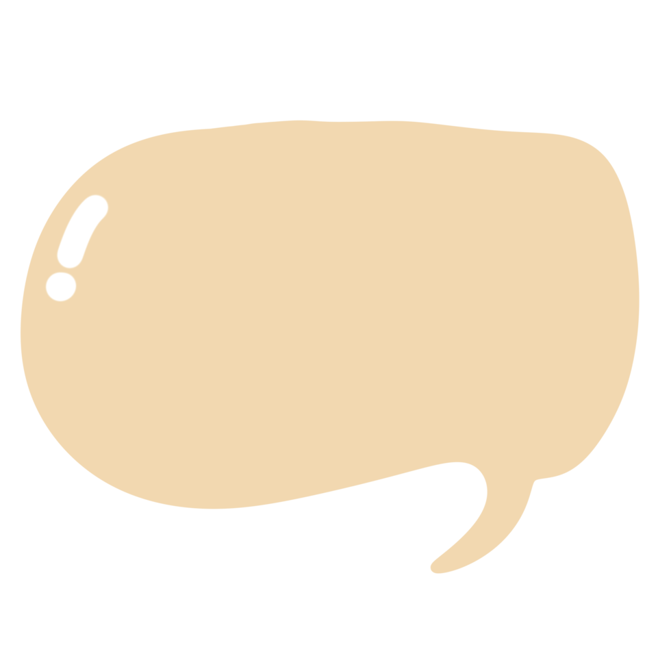Yellow speech bubble png