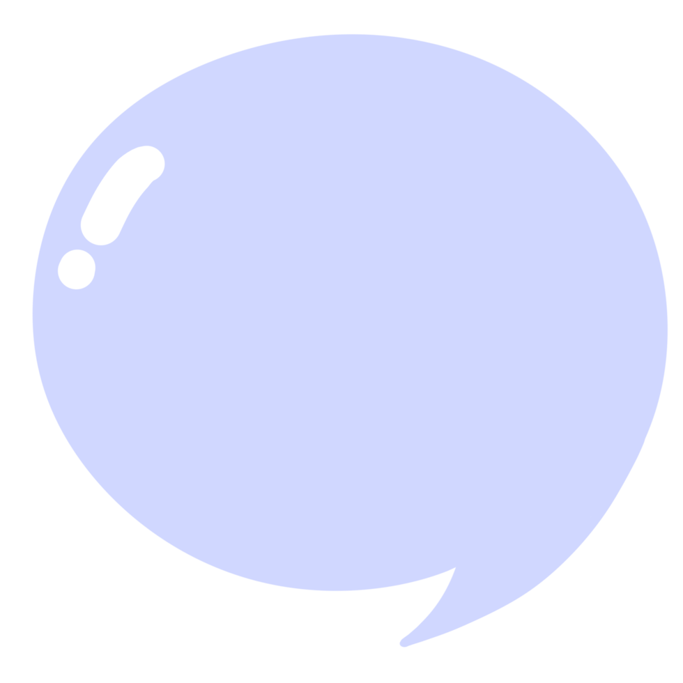 Purple speech bubble png