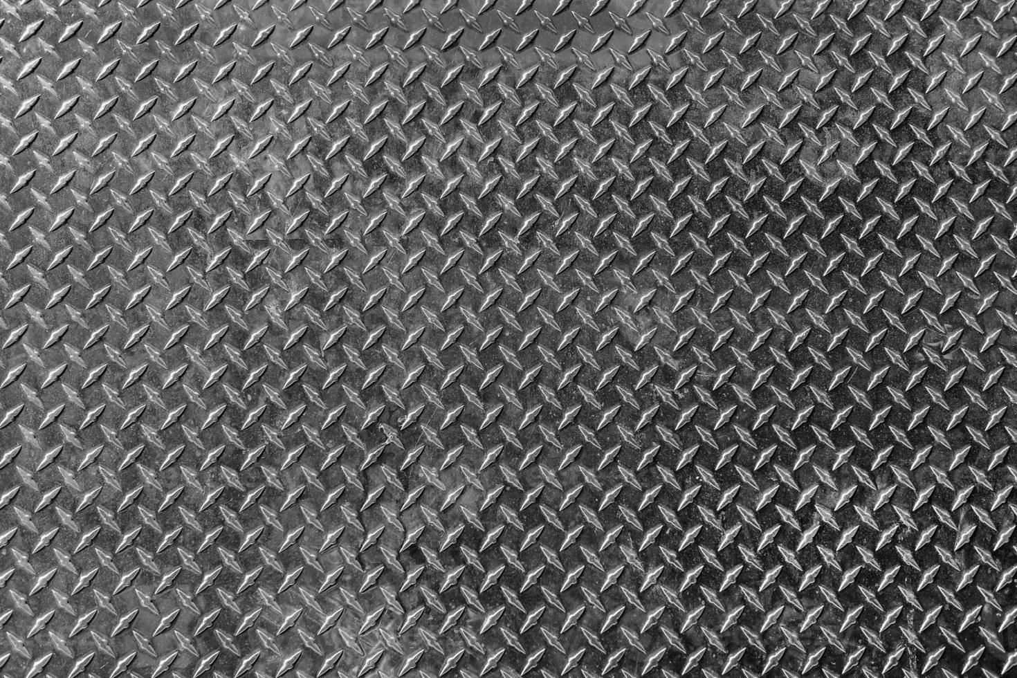 Aluminium dark list with rhombus shapes photo