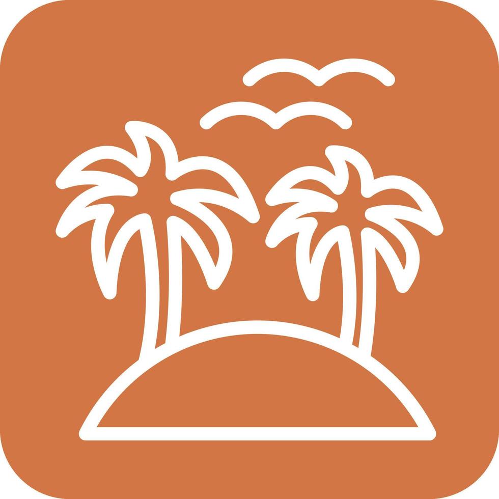 Island Icon Vector Design