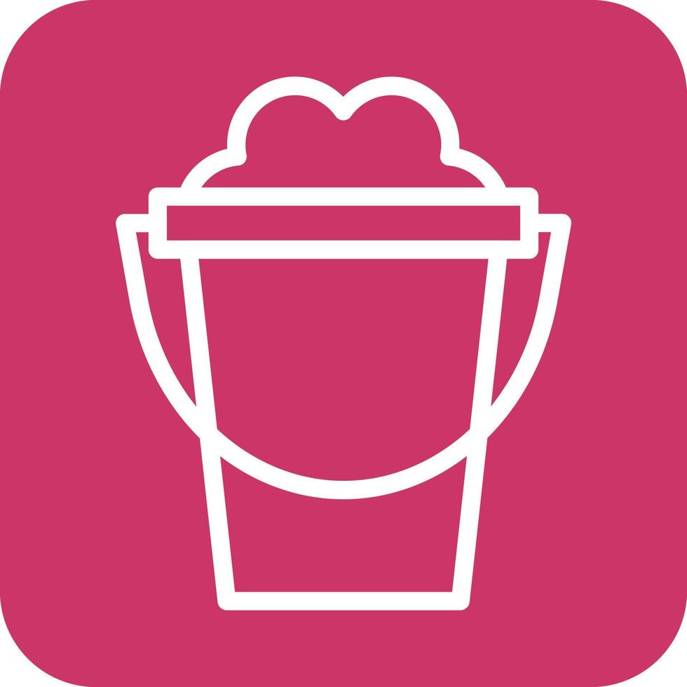 Sand Bucket Icon Vector Design