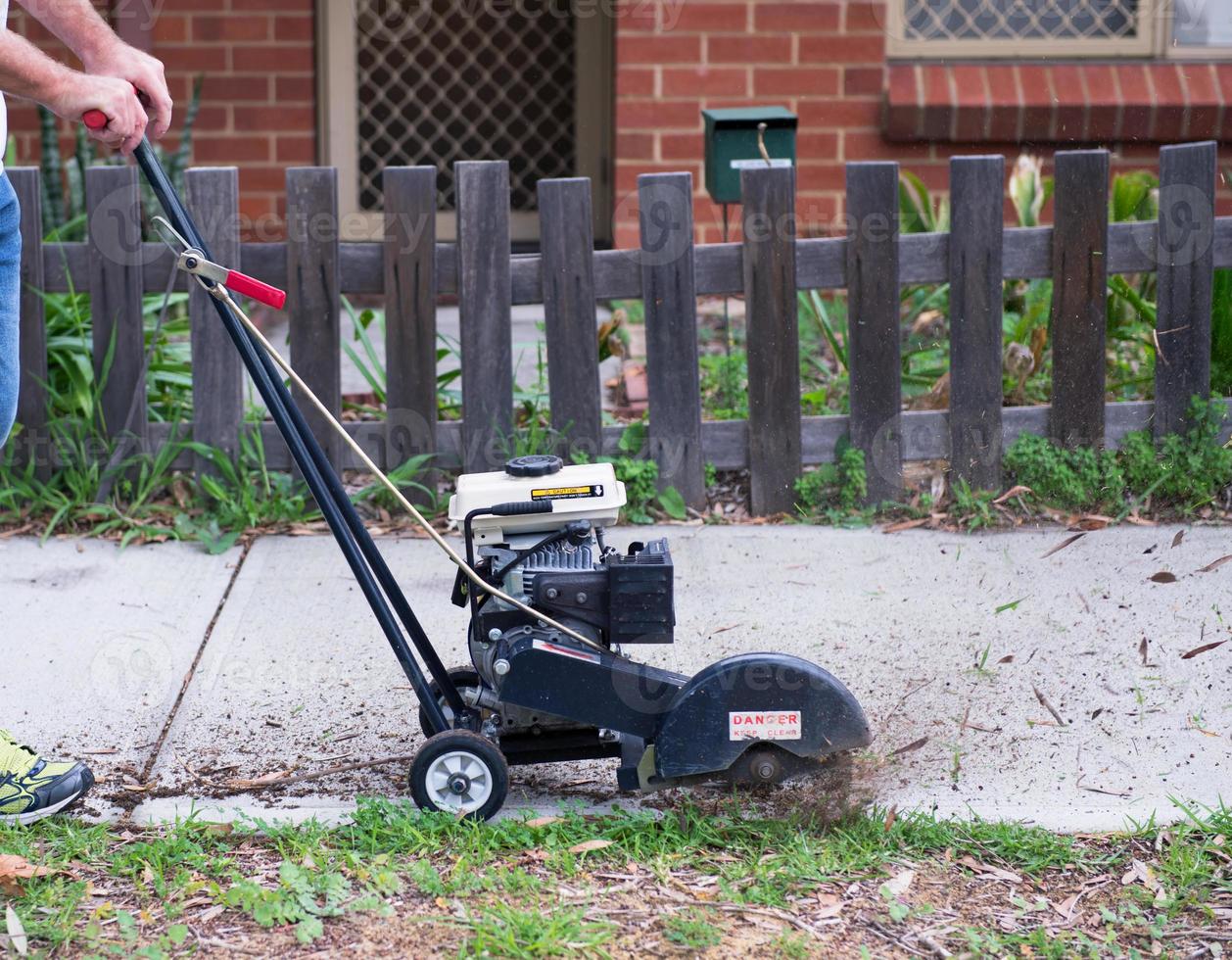 Lawn Mover in action photo