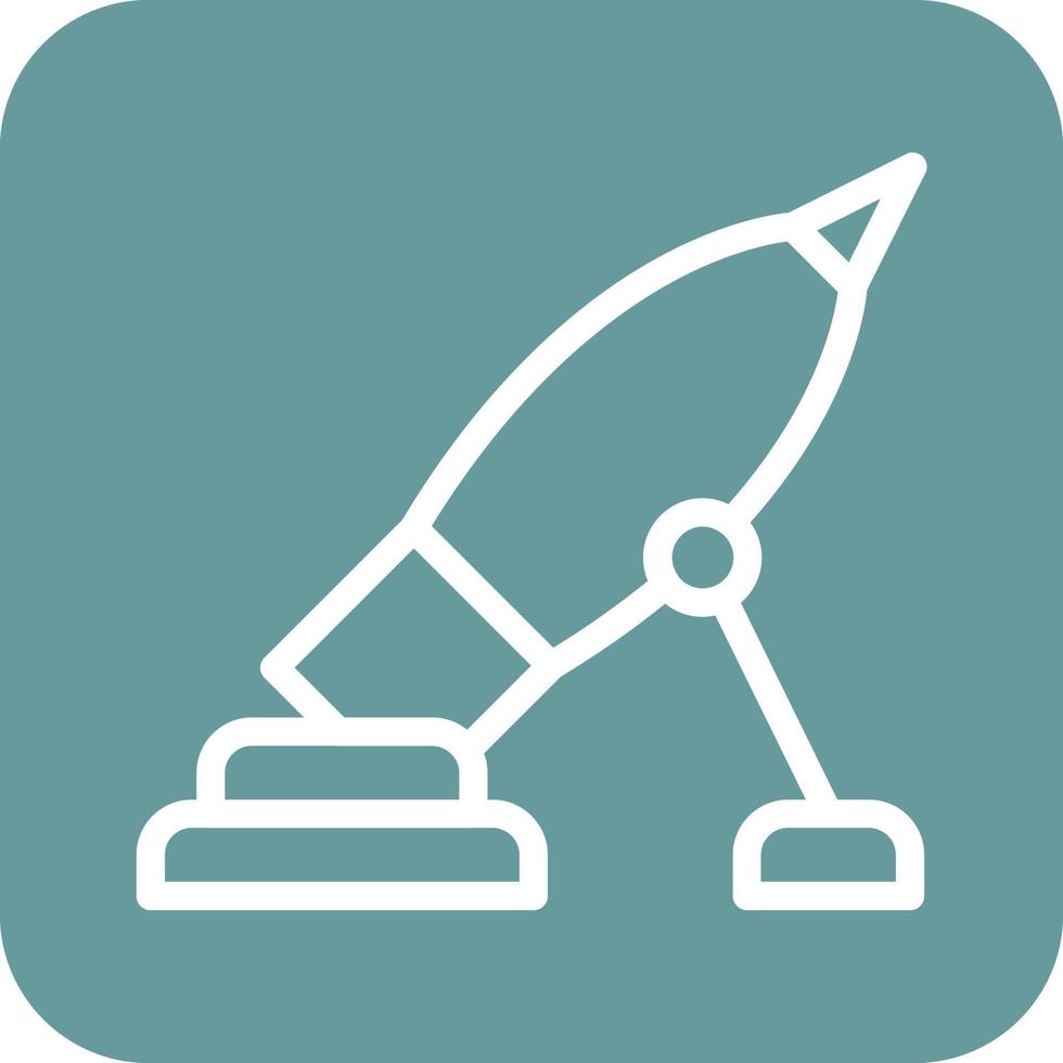 Army Mortar Icon Vector Design
