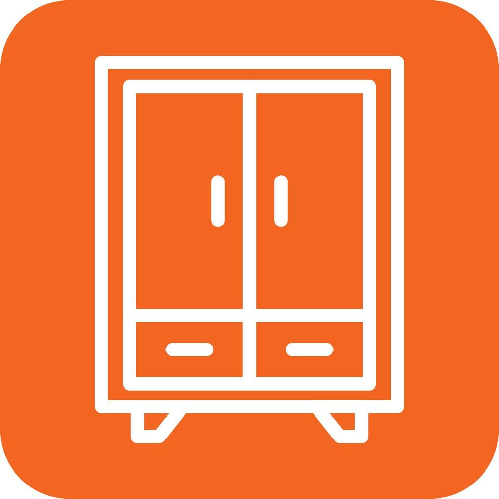 Cupboard Icon Vector Design