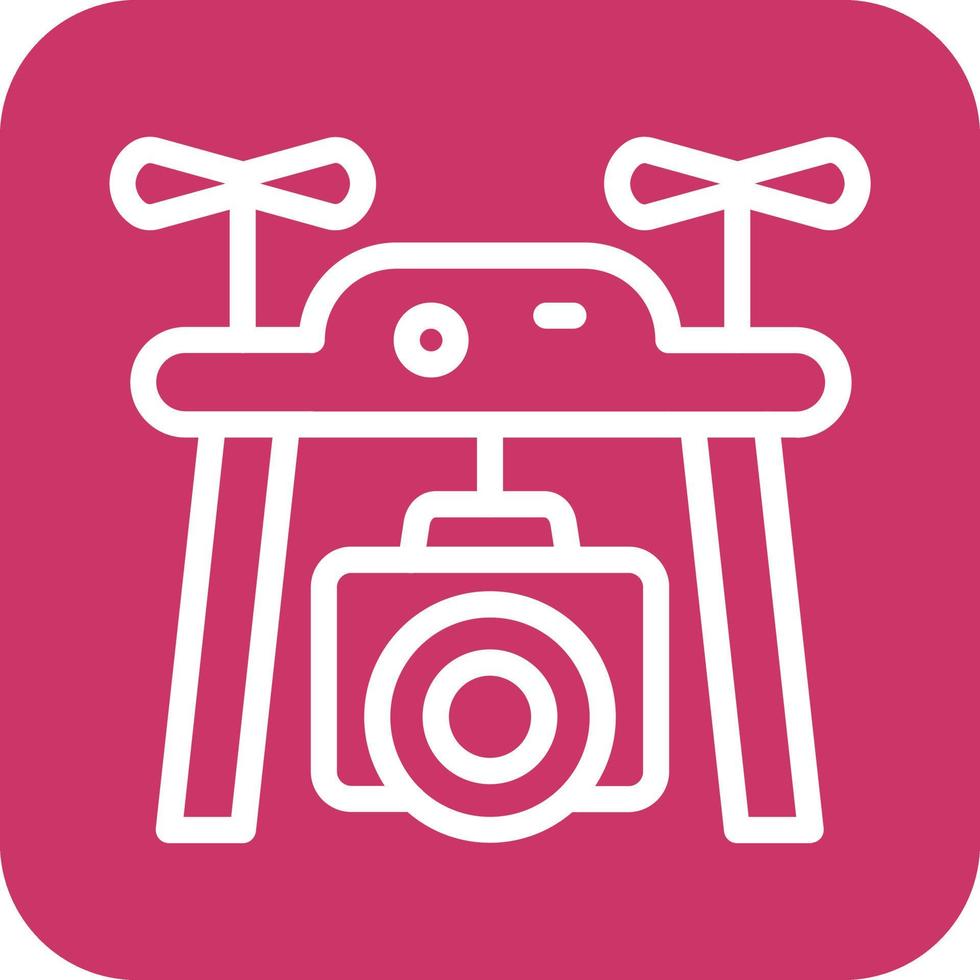 Drone Camera Icon Vector Design