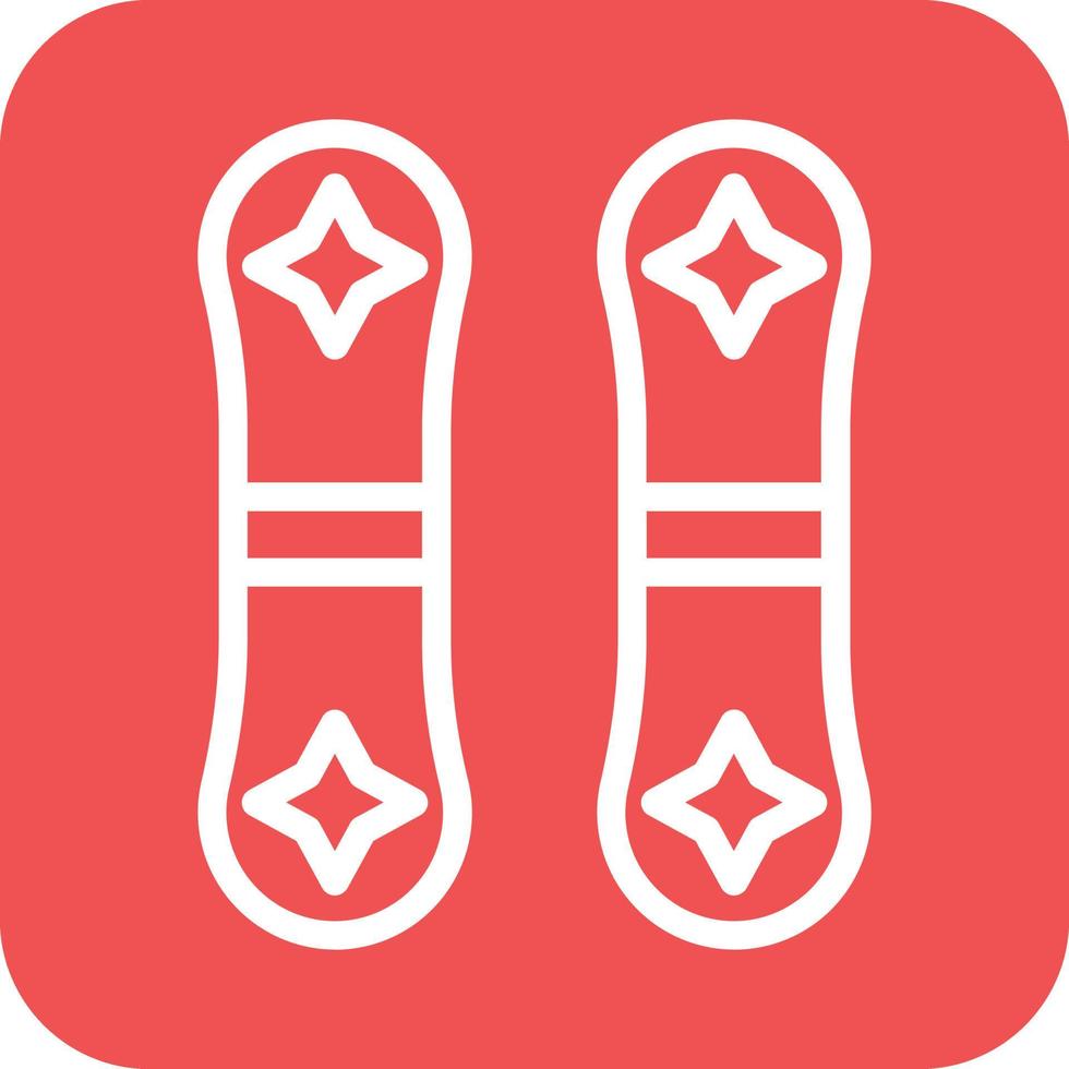 Snowboard Icon Vector Design